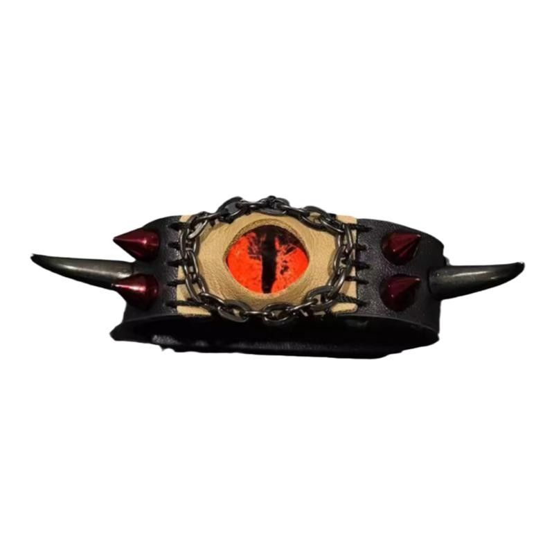 Handmade Dark American Bracelet Asian Culture Advanced Niche Trend Advanced Little Devil Heavy Industry Punk Bracelet