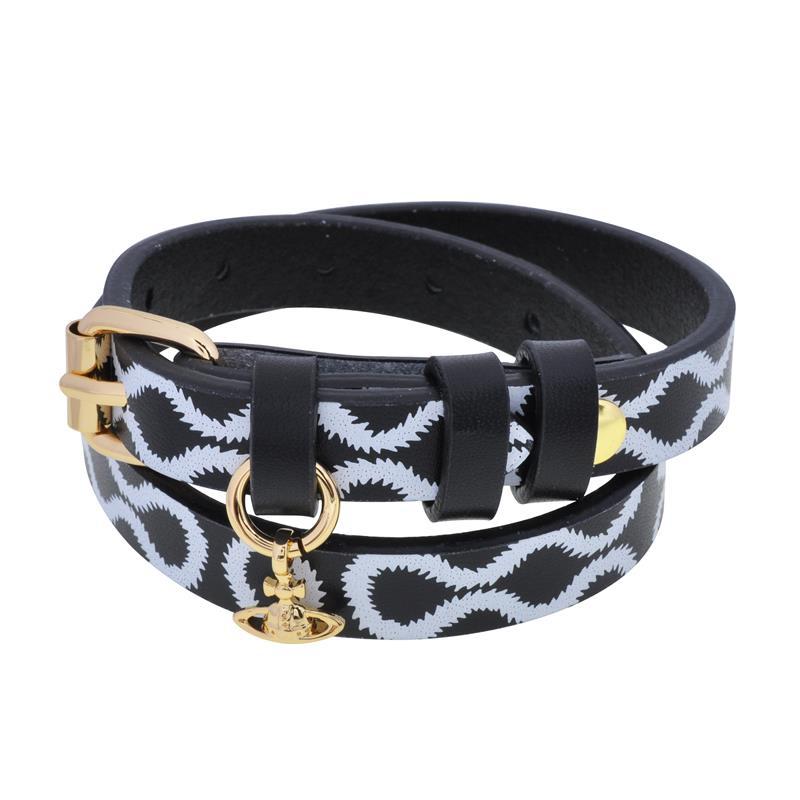 Vivienne Westwood Squiggle pirate pattern leather rope