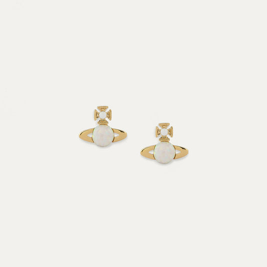 Vivienne Westwood isabelitta opal stone earrings small and exquisite