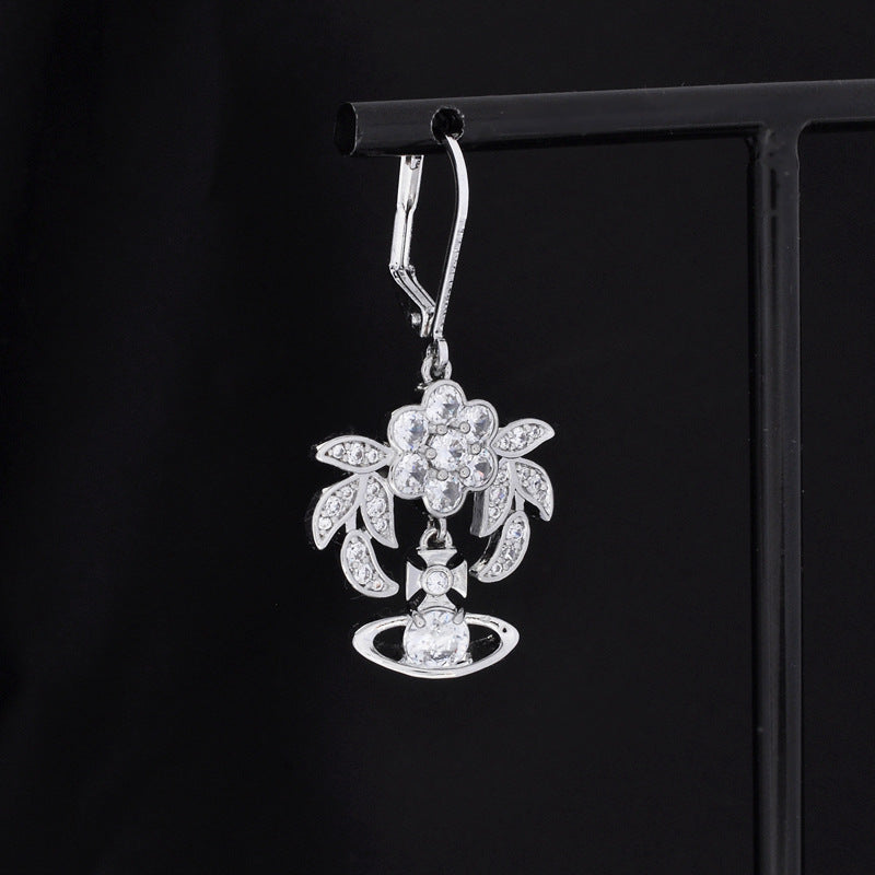 Vivienne  Westwood women's fashion Japanese and Korean earrings