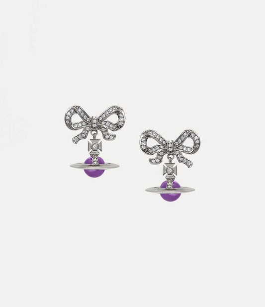 Vivienne Westwood OCTAVIE bow earrings
