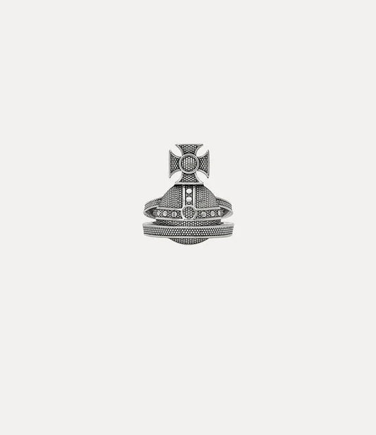 Vivienne Westwood crown diamond-free Saturn ring British classic punk