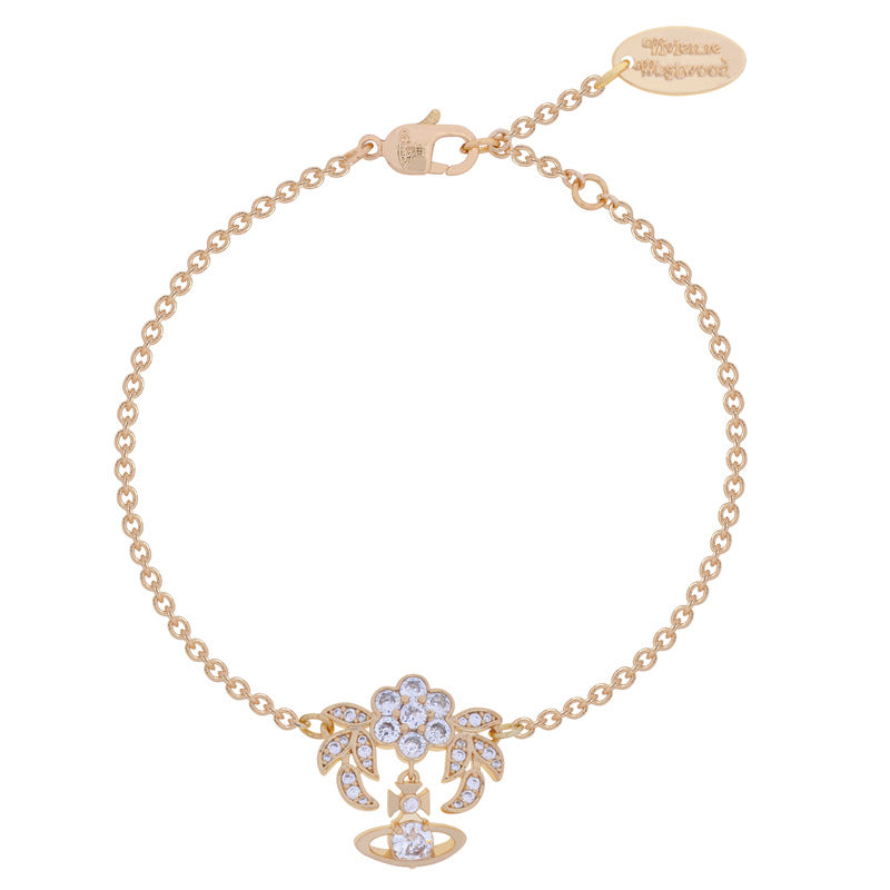 Vivienne Westwood wheat wing bracelet niche personality affordable luxury style