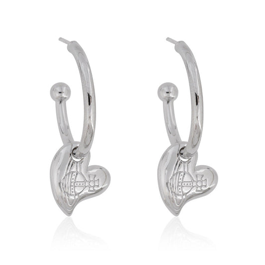 Vivienne Westwood oblique love eardrop earring niche personality sweet cool style