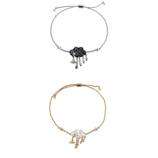 Vivienne Westwood adjustable size dark cloud bracelet unique punk style