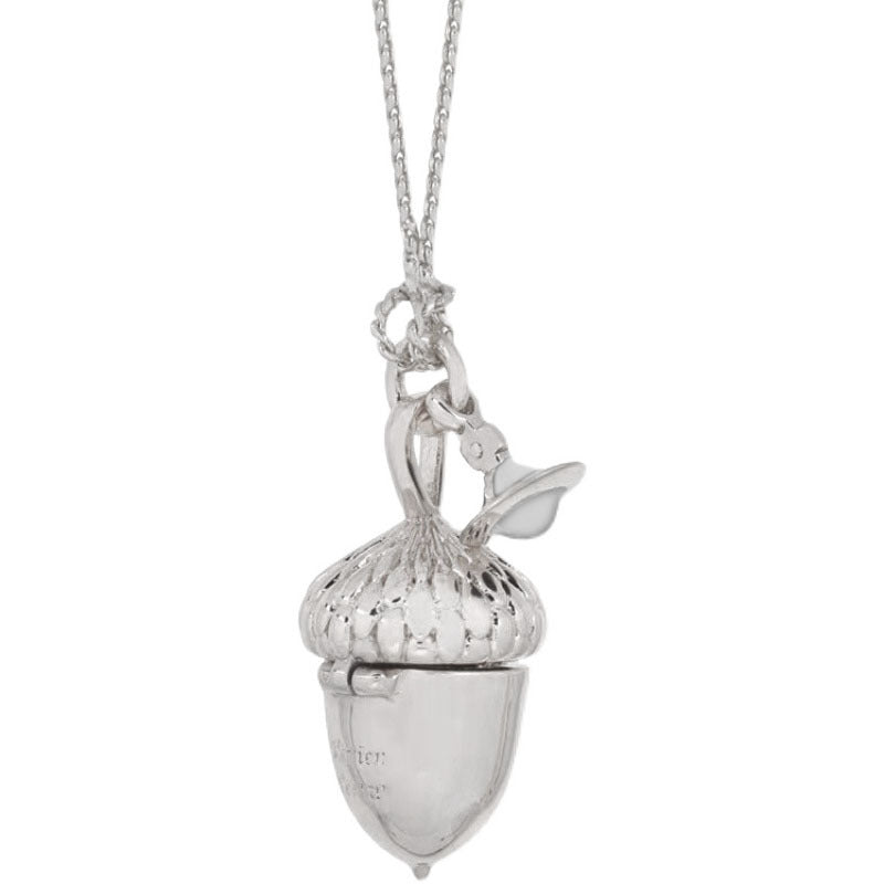 Vivienne Westwood three-dimensional open pine cone pendant necklace ins niche