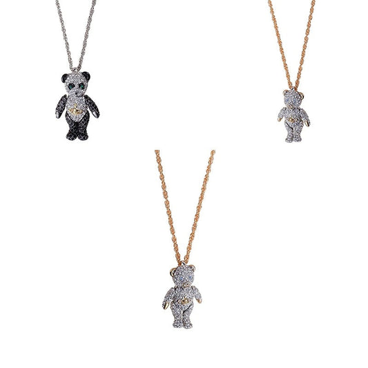 Vivienne Westwood full Diamond Bear pendant