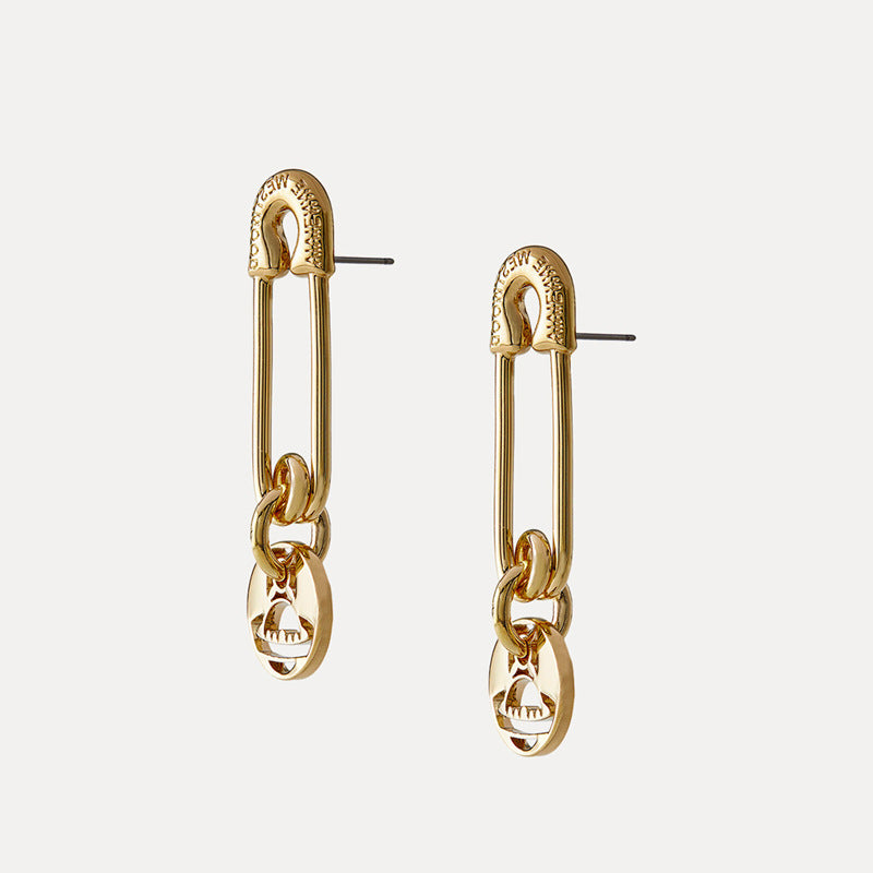 Vivienne Westwood clip pin studs hollow stud earrings punk accessories