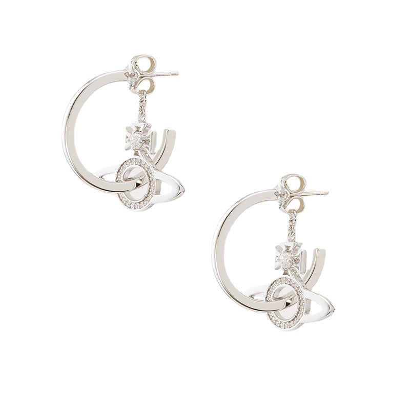 Vivienne Westwood MIRANDA three-in-one ear studs all-matching