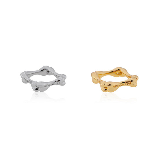 Vivienne Westwood bone ring personality European and American punk