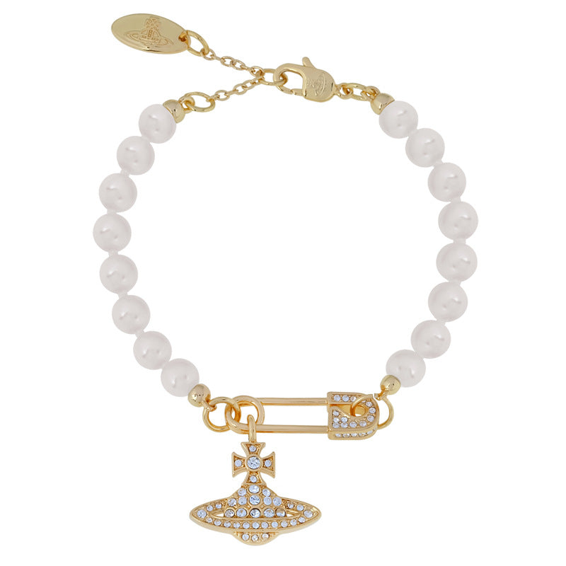 Vivienne Westwood 2020 PIN series bracelet women's exquisite high-grade all-matching