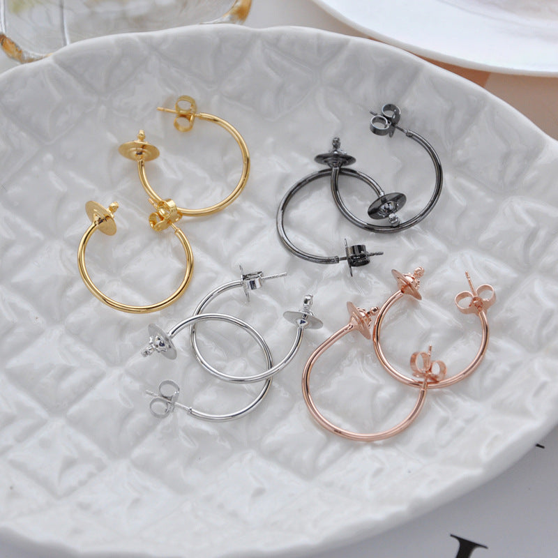 Vivienne Westwood ear ring series original European and American punk couple's earrings 2cm/4cm