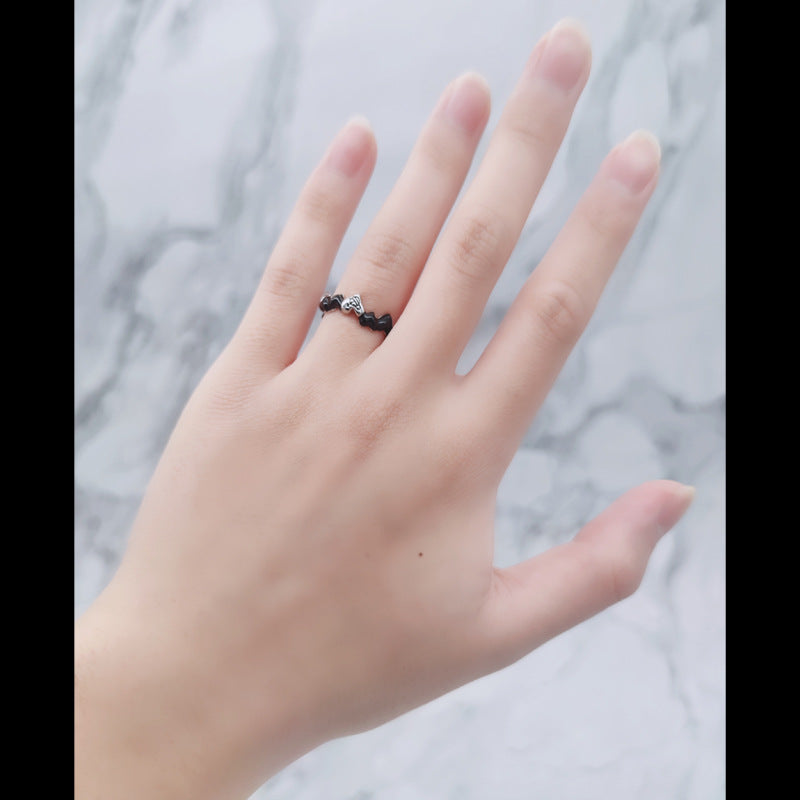 Vivienne  Westwood love ring all-match Multi-Color