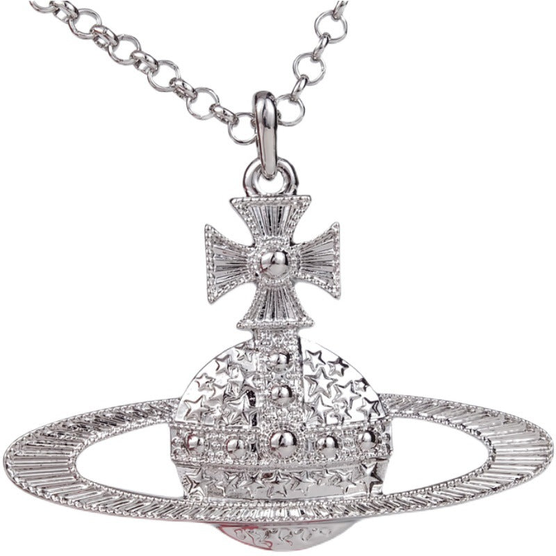 Vivienne Westwood starry pendant necklace simple High sense all-matching