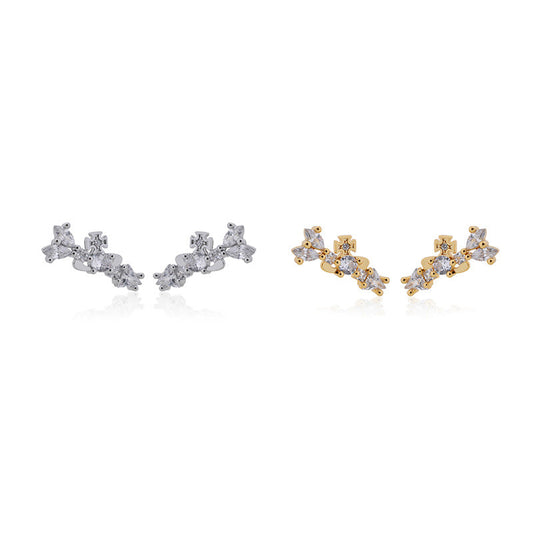 Vivienne Westwood arrow stud earrings for women, small, exquisite and high-grade, all-matching