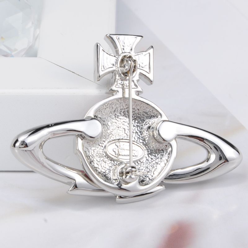 Vivienne Westwood pentagram women's luxury brooch, fashion personality