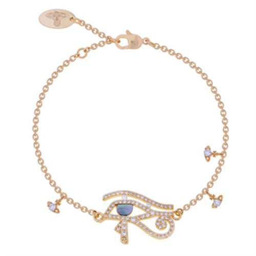 Vivienne Westwood Horus eye bracelet ins sweet style high sense