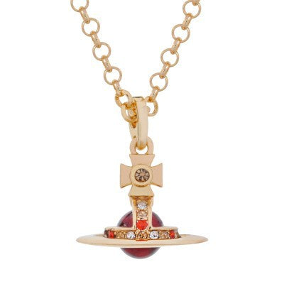 Vivienne Westwood 6mm mini three-dimensional necklace punk accessories