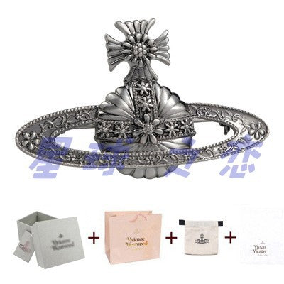 Vivienne Westwood vintage silver carved brooch