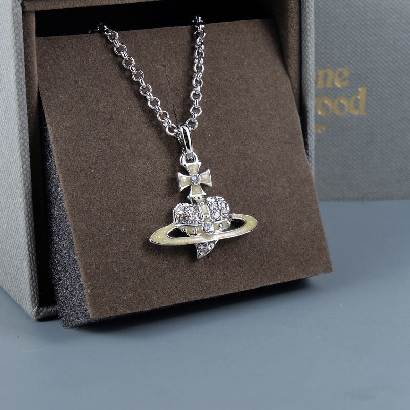 Vivienne Westwood small love pendant necklace women's high sense