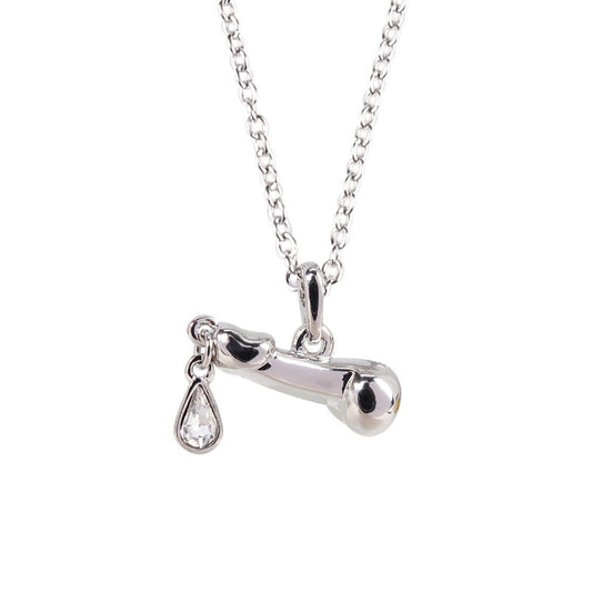 Vivienne Westwood water drop pendant necklace personality punk