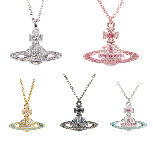 Vivienne Westwood KIKA full diamond pendant necklace luxury premium