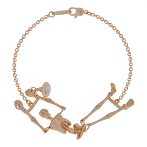 Vivienne Westwood people Fishbone skull series bracelet unique punk style