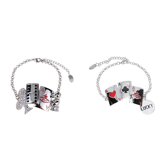 Vivienne Westwood playing card bracelet
