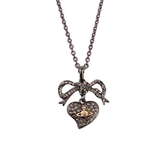Vivienne Westwood bow pendant necklace exquisite high-grade all-matching