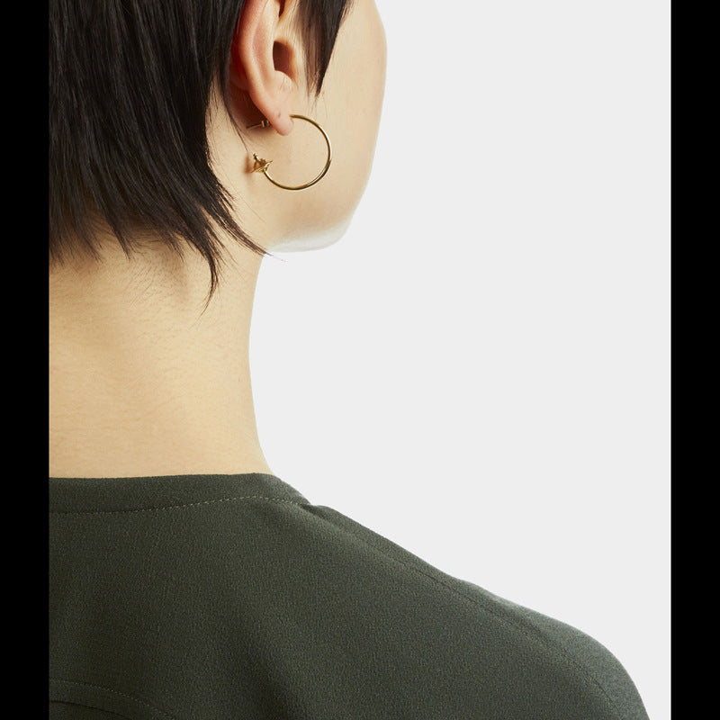 Vivienne Westwood ear ring series original European and American punk couple's earrings 2cm/4cm