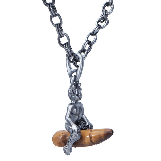 Vivienne Westwood little brother pendant necklace personality vintage club style