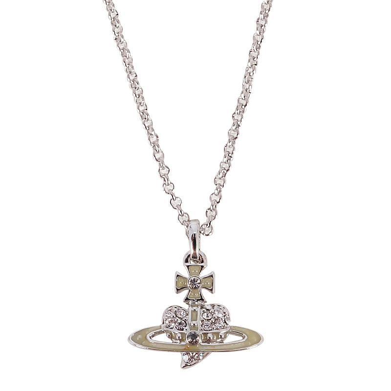 Vivienne Westwood paint love heart series pendant necklace