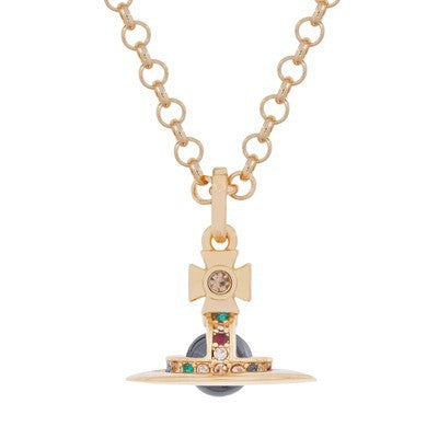 Vivienne Westwood 6mm mini three-dimensional necklace punk accessories
