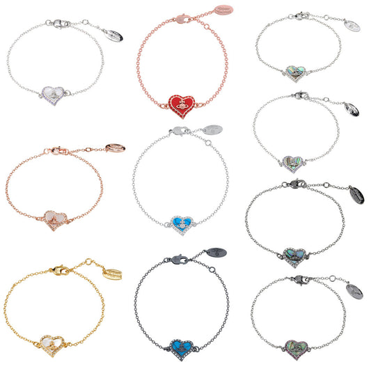Vivienne Westwood heart shell series bracelet women's exquisite high sense