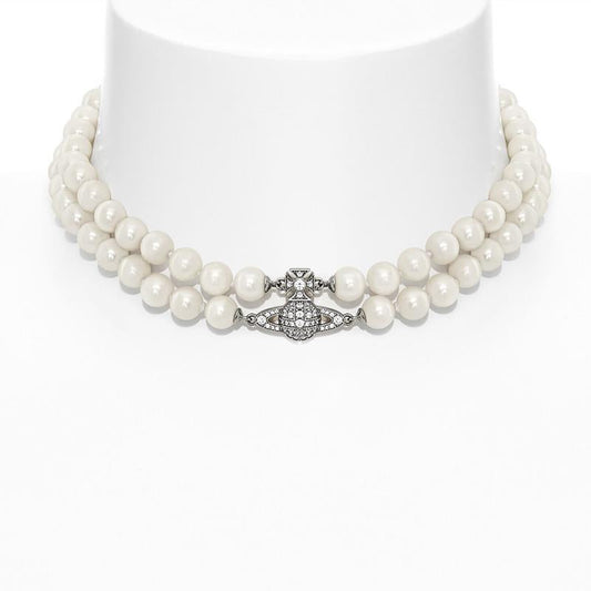 Vivienne Westwood GRAZIELLA double-layer pearl necklace Japanese and Korean stars same style