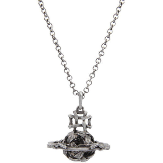 Vivienne Westwood three-dimensional woven ball three-dimensional track necklace