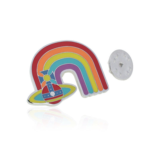 Vivienne Westwood rainbow clouds brooch personalized minority sweet