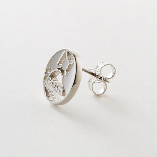 Vivienne Westwood MAN BRUTUS hollow stud earrings punk