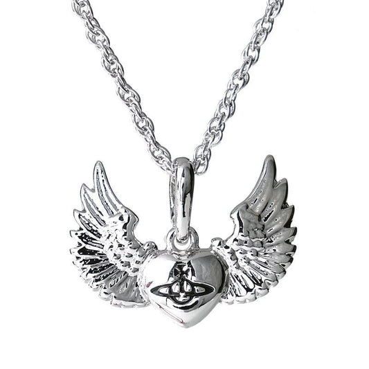 Vivienne Westwood flying wings pendant necklace personality European and American punk