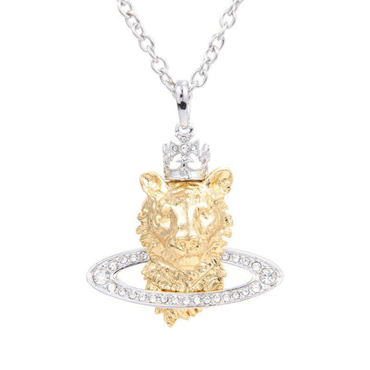 Vivienne Westwood lion's head pendant necklace