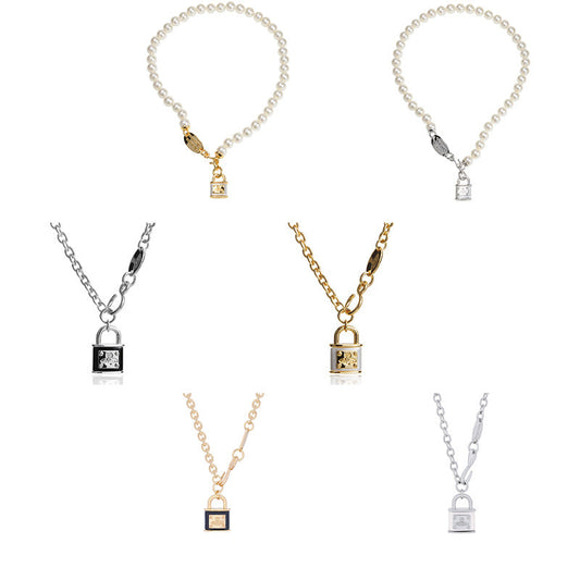 Vivienne Westwood lock Head series pendant necklace for women