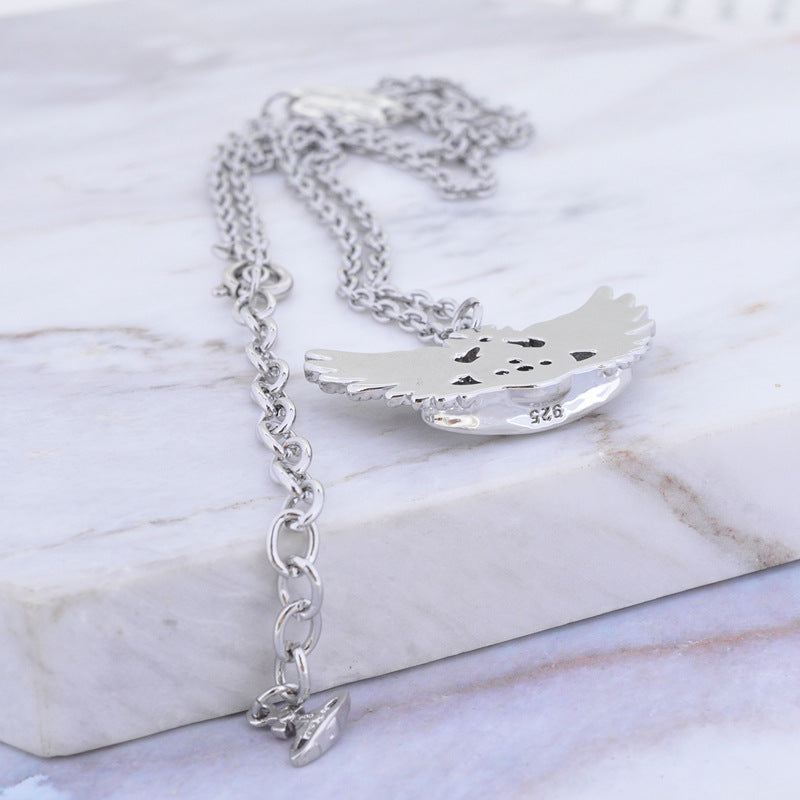Vivienne Westwood flying wings pendant necklace European and American personalized punk