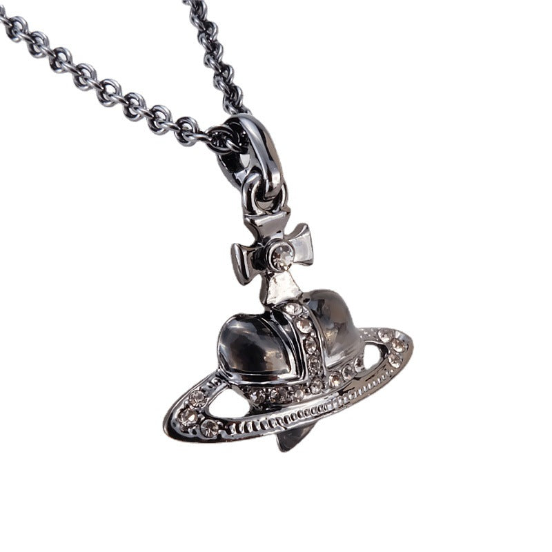 Vivienne Westwood paint love heart series pendant necklace