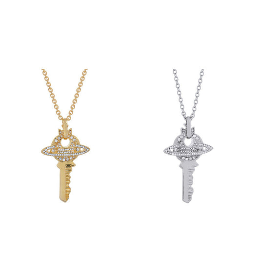Vivienne Westwood key necklace pendant personality European and American punk all-match