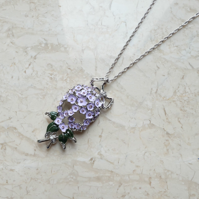 Vivienne Westwood skull flower head pendant necklace punk hip hop