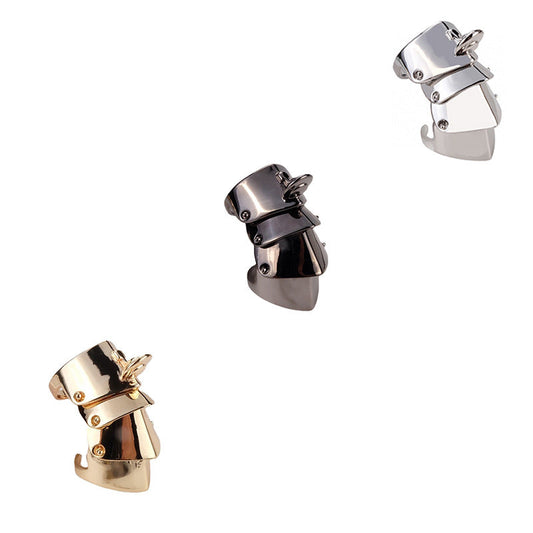 Vivienne Westwood punk four-section armor ring personality European and American