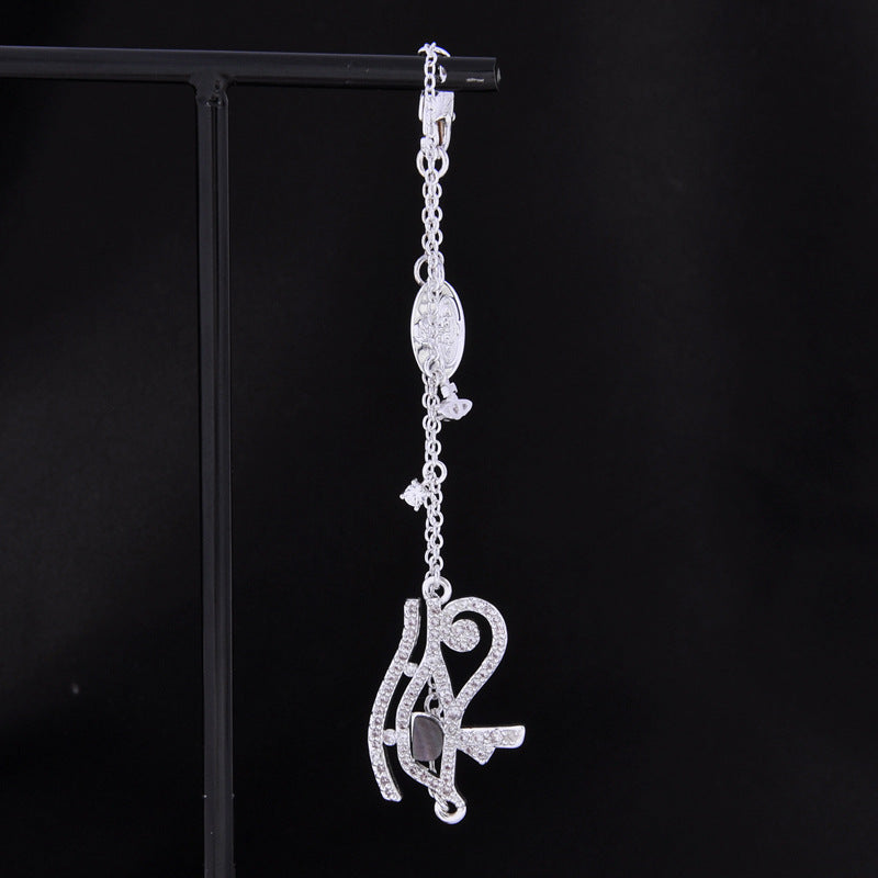 Vivienne Westwood Horus eye bracelet ins sweet style high sense