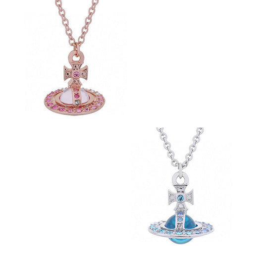 Vivienne Westwood gradient stereo 10MM micro glass bead pendant
