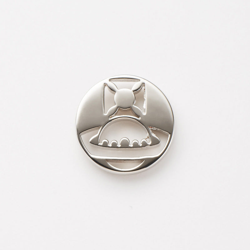 Vivienne Westwood MAN BRUTUS hollow stud earrings punk