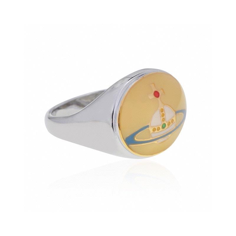 Vivienne Westwood enamel buckle ring